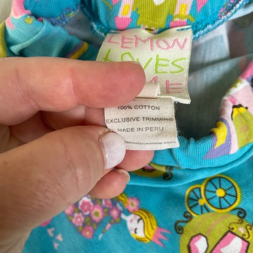 Lemon Loves Lime -Blue Green Skirt Size 5